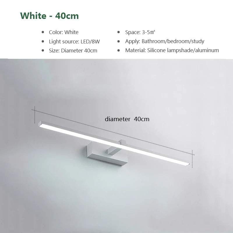 Modern LED Wall Light Bathroom