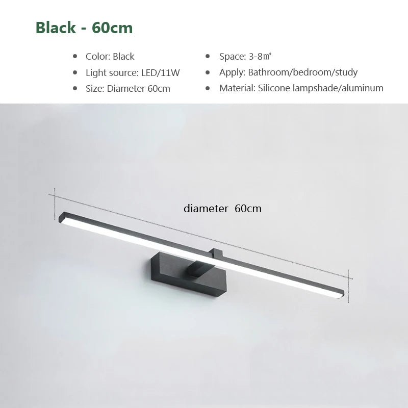 Modern LED Wall Light Bathroom