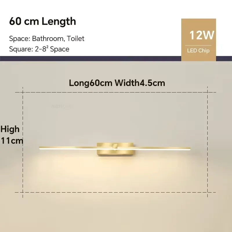 Modern LED Wall Light Bathroom